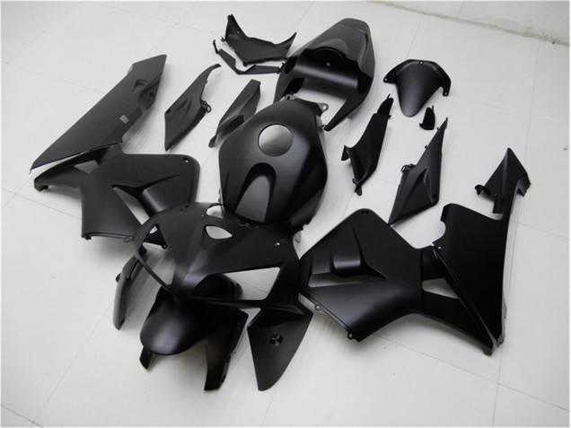 2005-2006 Matte Black Honda CBR600RR Motorcycle Fairing Kits & Bodywork UK