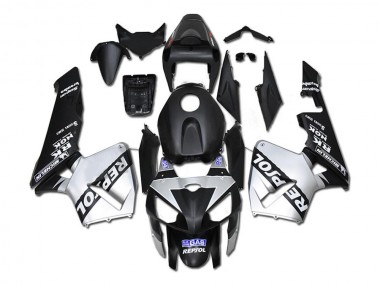 2005-2006 Silver Repsol Black Honda CBR600RR Bike Fairings UK