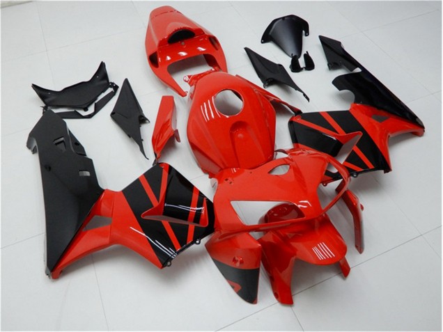 2005-2006 Red Black Honda CBR600RR Motorcycle Fairings Kits UK