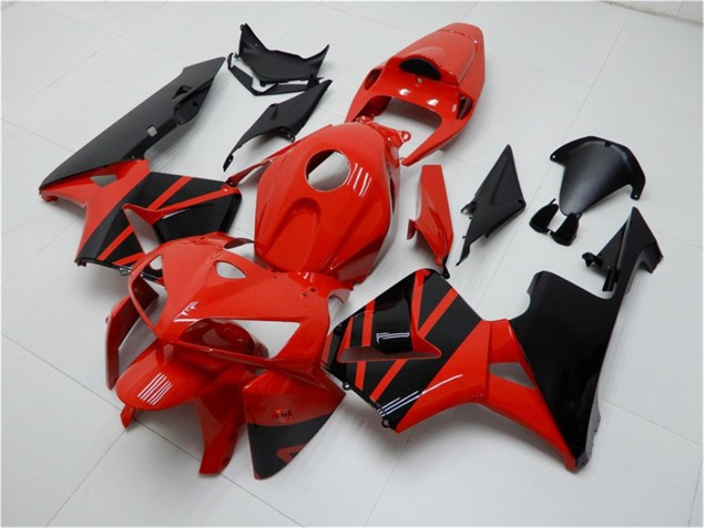 2005-2006 Red Black Honda CBR600RR Motorcycle Fairings Kits UK