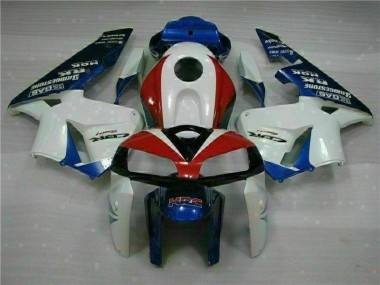 2005-2006 White Blue Honda CBR600RR Moto Fairings UK