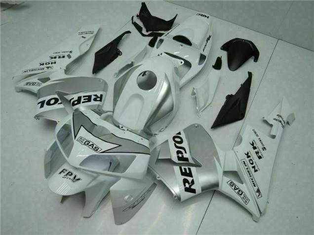 2005-2006 White Repsol Honda CBR600RR Bike Fairings & Bodywork UK