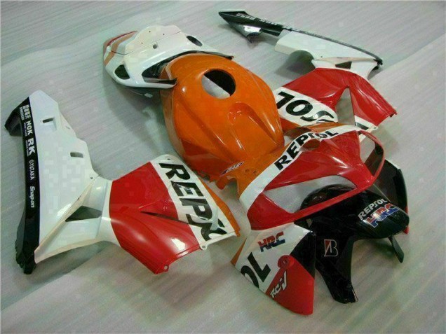 2005-2006 Orange Black Repsol Honda CBR600RR Motorcycle Bodywork UK