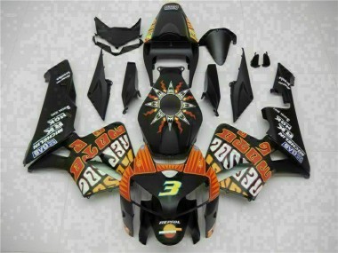 2005-2006 Black Honda CBR600RR Motorbike Fairing UK