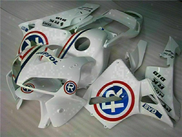 2005-2006 White Honda CBR600RR Bike Fairings UK