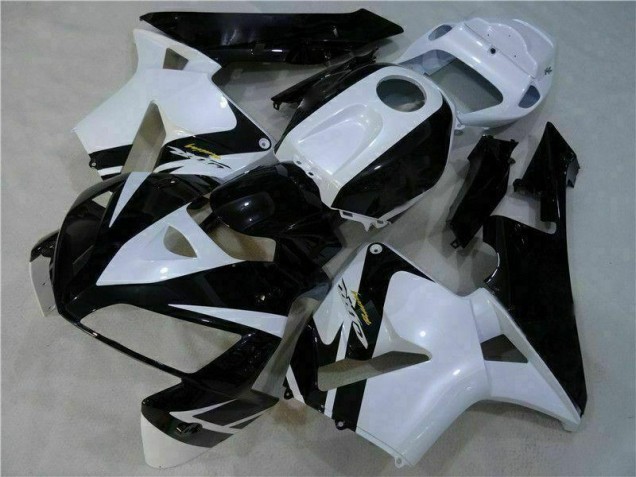 2005-2006 White Black Honda CBR600RR Motorbike Fairing UK