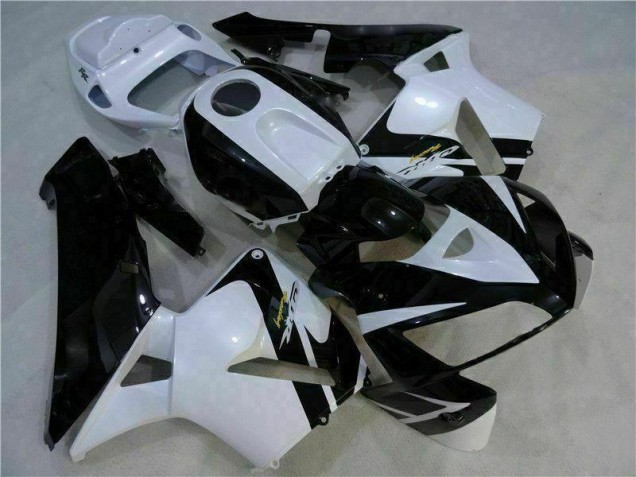 2005-2006 White Black Honda CBR600RR Motorbike Fairing UK