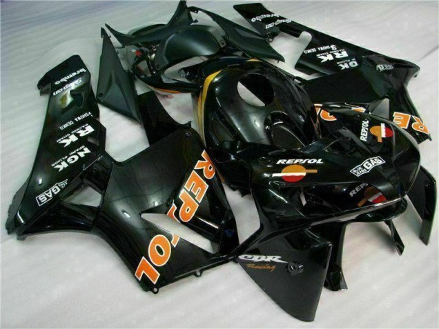 2005-2006 Black Repsol Honda CBR600RR Motorcylce Fairings UK