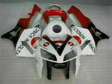 2005-2006 White Honda CBR600RR Motorcycle Fairing Kits UK