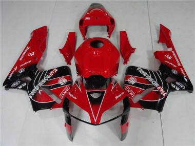 2005-2006 Red Black Honda CBR600RR Motorcycle Fairing Kit UK
