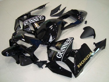 2005-2006 Black Gunness Honda CBR600RR Motorcycle Fairing Kit UK