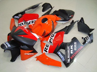 2005-2006 Matte Black Repsol Race Honda CBR600RR Motorcycle Fairing Kit UK