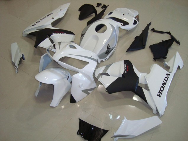 2005-2006 Pearl White Matte Black Honda CBR600RR Motorcycle Fairing UK