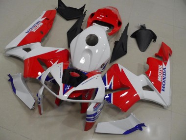 2005-2006 Red White Honda CBR600RR Motorcycle Fairing Kit UK