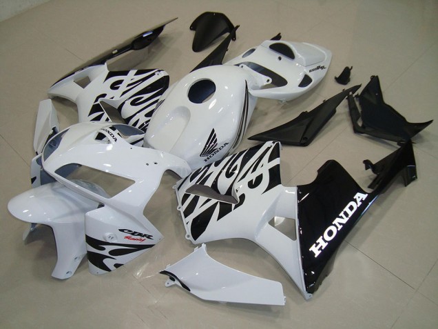 2005-2006 White Black Honda CBR600RR Motor Fairings UK