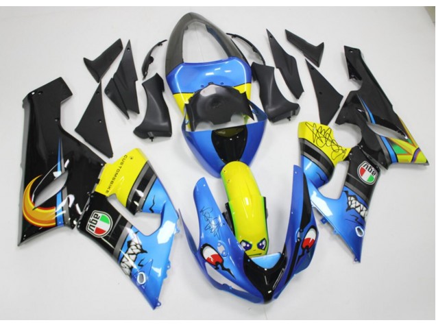 2005-2006 Shark Kawasaki ZX6R Motorbike Fairings UK