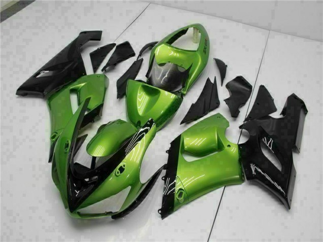 2005-2006 Green Kawasaki ZX6R Motorcycle Bodywork UK