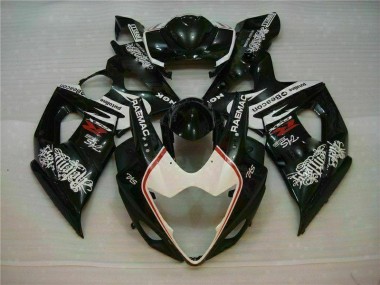 2005-2006 White Black Suzuki GSXR 1000 Motorcycle Fairings Kit UK