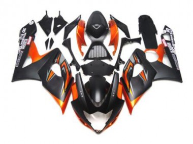 2005-2006 Black Orange Suzuki GSXR 1000 Motorbike Fairing UK