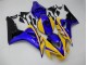 2006-2007 Yellow Blue Honda CBR1000RR Replacement Motorcycle Fairings UK