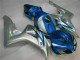 2006-2007 Blue Silver Honda CBR1000RR Motorcycle Fairings Kits UK