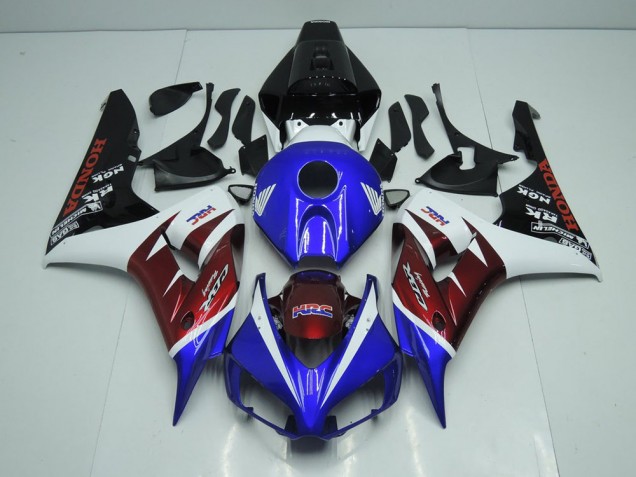 2006-2007 Burgandy and Blue Honda CBR1000RR Bike Fairing UK