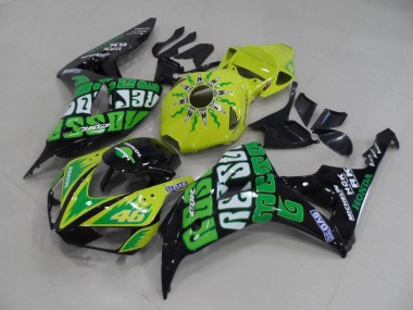 2006-2007 Yellow Green Rossi Honda CBR1000RR Motor Fairings UK