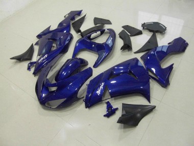 2006-2007 Dark Blue Kawasaki ZX10R Replacement Fairings UK