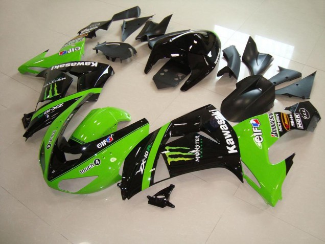 2006-2007 Green Monster Kawasaki ZX10R Motorcylce Fairings UK