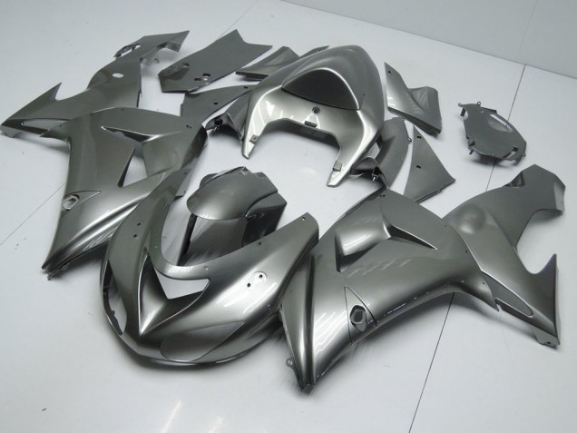 2006-2007 Glossy Grey Kawasaki ZX10R Bike Fairings UK