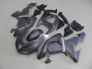 2006-2007 Grey with White Decals Kawasaki ZX10R Motor Bike Fairings UK