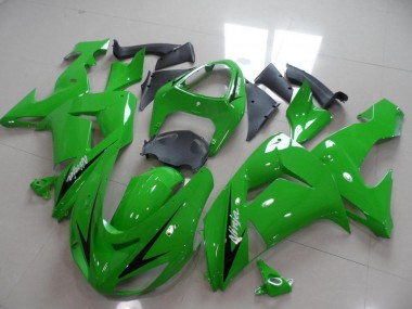 2006-2007 Green Black Arrow Kawasaki ZX10R Replacement Motorcycle Fairings UK