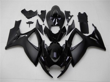 2006-2007 Matte Black Suzuki GSXR 600/750 Bike Fairings UK