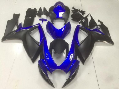 2006-2007 Black Blue Suzuki GSXR 600/750 Motorbike Fairing Kits & Bodywork UK