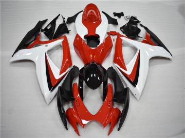 2006-2007 Red Black Suzuki GSXR 600/750 Motorcycle Fairings Kits UK