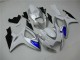 2006-2007 White Blue Suzuki GSXR 600/750 Motorcylce Fairings UK