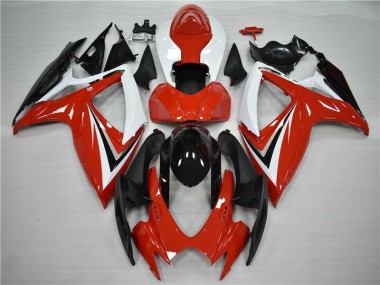 2006-2007 Red Black Suzuki GSXR 600/750 Motorcycle Fairing Kits UK