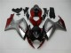 2006-2007 Red Silver Suzuki GSXR 600/750 Bike Fairing Kit UK