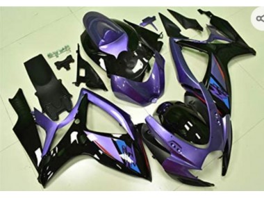 2006-2007 Purple Black Suzuki GSXR 600/750 Replacement Motorcycle Fairings UK