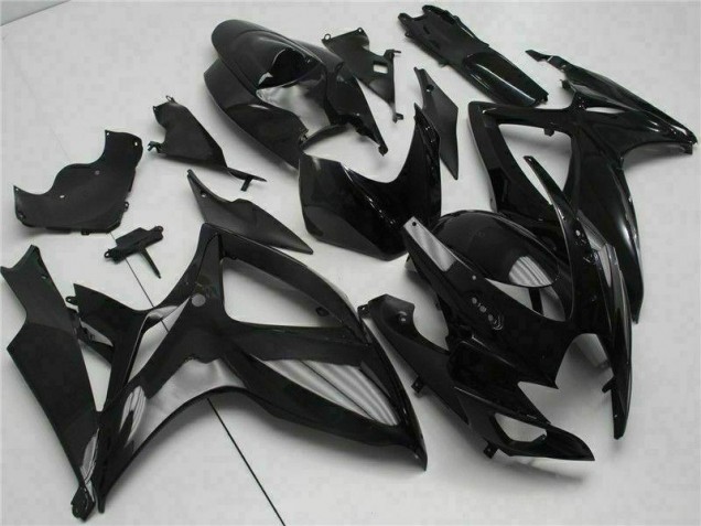 2006-2007 Black Suzuki GSXR 600/750 Bike Fairing Kit UK