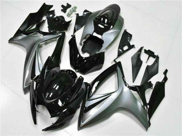 2006-2007 Black Suzuki GSXR 600/750 Motor Bike Fairings UK