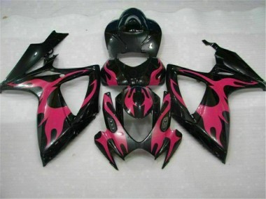 2006-2007 Black Suzuki GSXR 600/750 Bike Fairing Kit & Bodywork UK