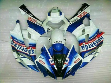 2006-2007 White Blue Yamaha YZF R6 Motorbike Fairing UK