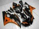 2006-2007 Orange Black Yamaha YZF R6 Bike Fairing UK