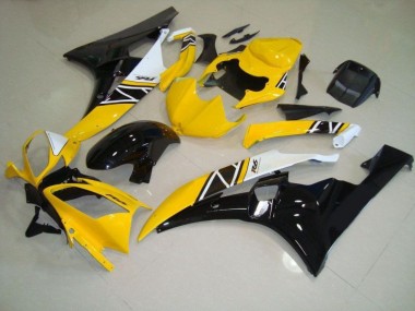 2006-2007 Yellow Yamaha YZF R6 Motorbike Fairings UK