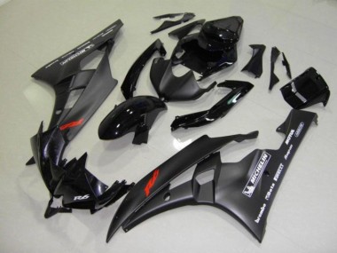 2006-2007 Black Yamaha YZF R6 Bike Fairings UK