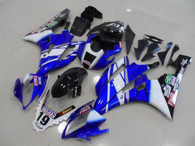 2006-2007 Blue Sterilgarda Yamaha YZF R6 Motor Bike Fairings UK