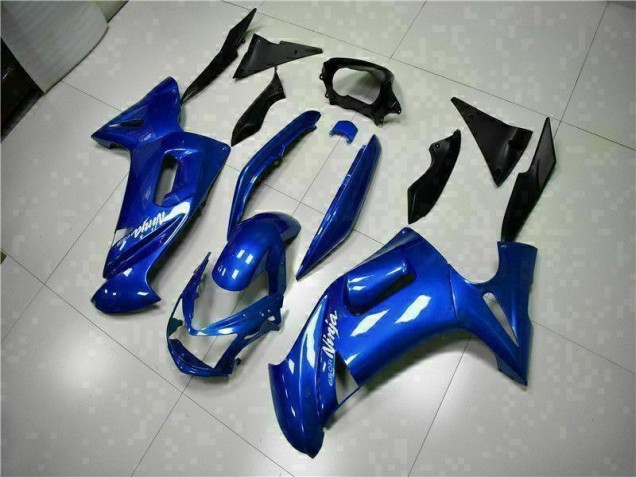 2006-2008 Blue Kawasaki EX650 Motorcycle Fairings UK