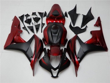 2007-2008 Red Black Honda CBR600RR Bike Fairing UK