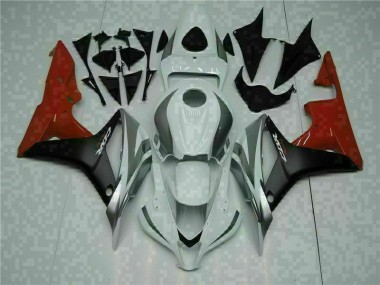 2007-2008 White Black Red Honda CBR600RR Bike Fairings UK